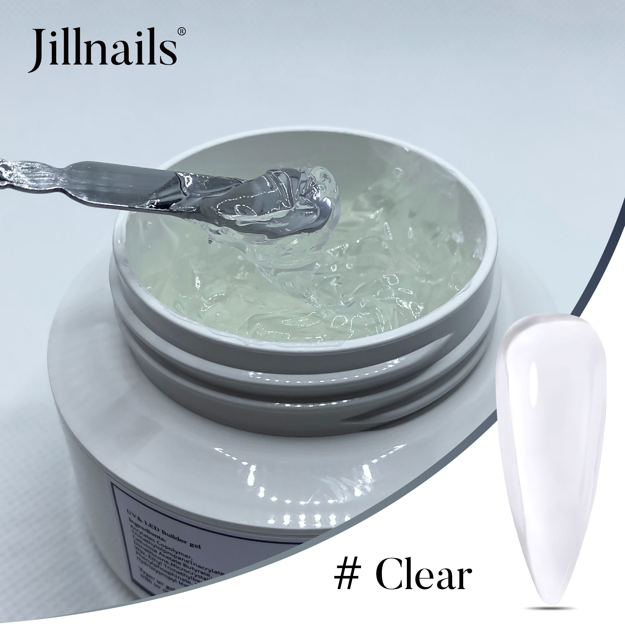 Best of Jillnails Milky Pink White Jelly Gel Builder Nail Extension Hard Cream Gel 50g 50ml Reviews & Tips - Image 6