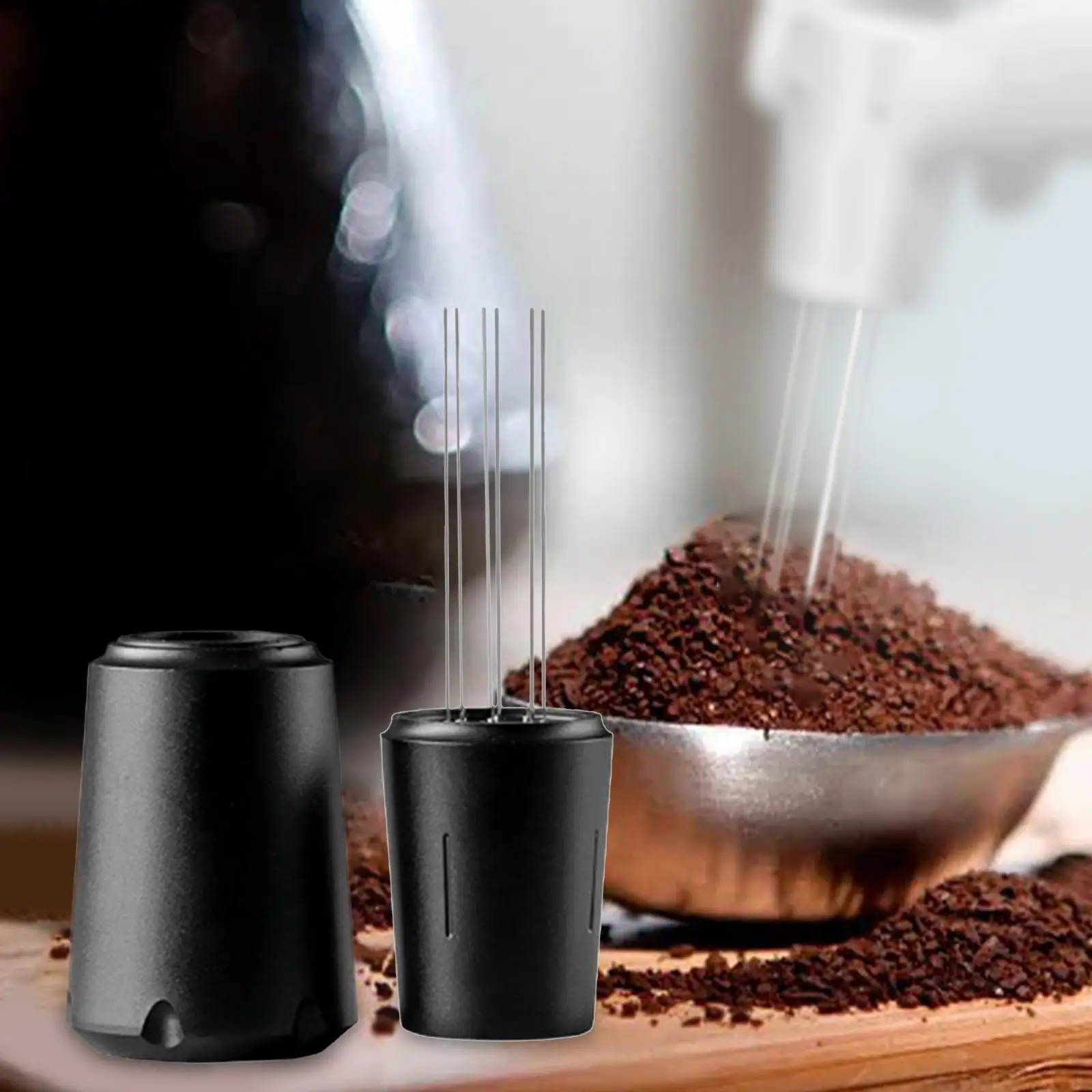 Coffee Stirring Tamper Espresso Accessories Portable Barista Hand Distribution Tool Hand Tamper Coffee Stirrer Espresso Stirrer