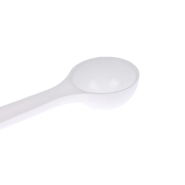 100pcs/lot 1 gram Small Plastic Scoop 1g Measuring Spoon - 8x2.1x1.1cm  white Free shipping - AliExpress