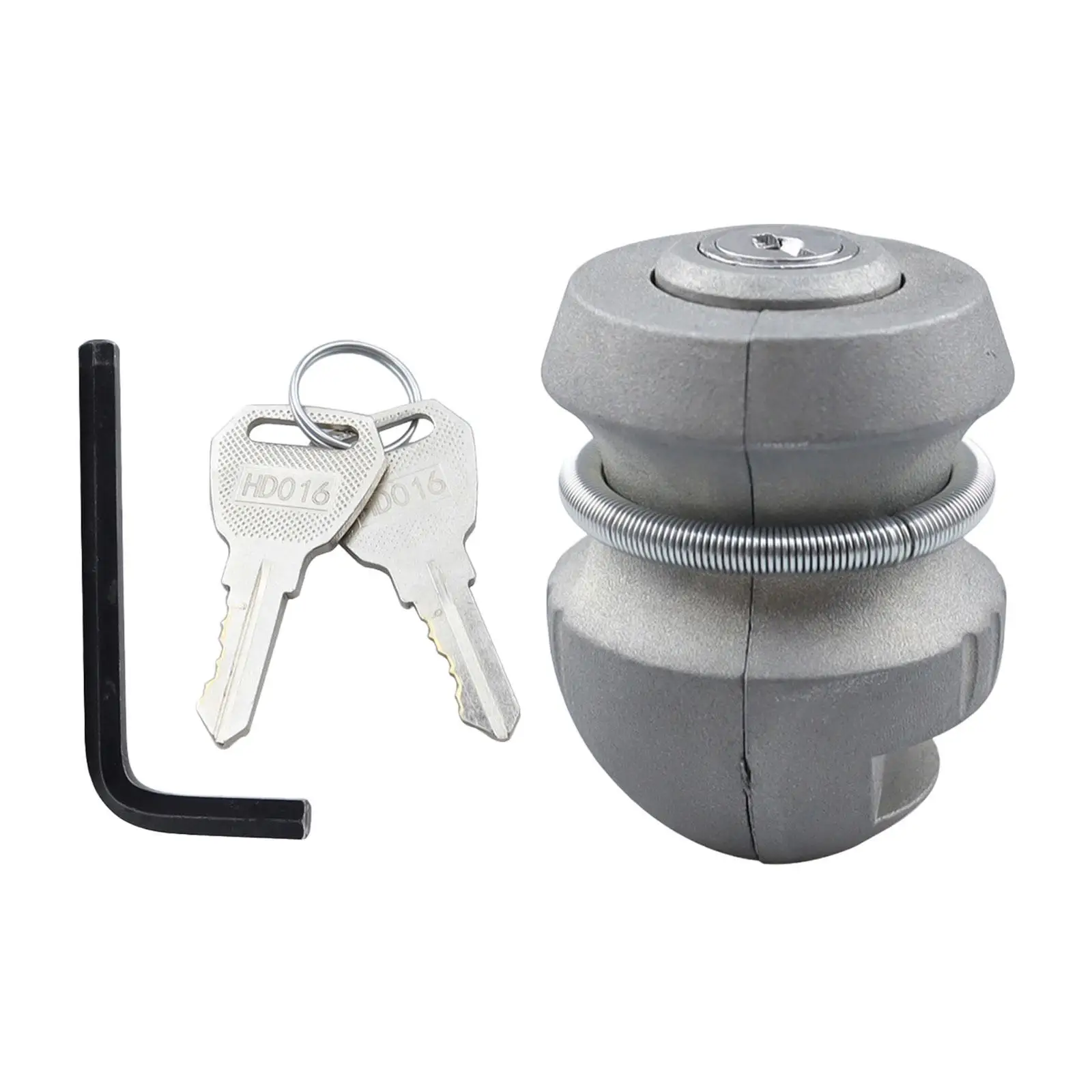 Trailer Part Coupling Lock Metal Trailer Lock Practical Tow Anti Lost Device for High Performance Durable Premium