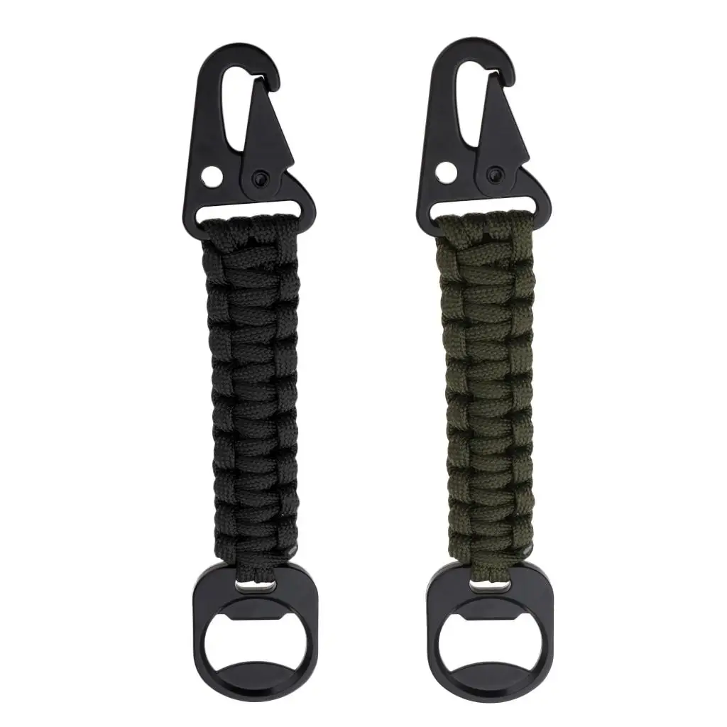 Outdoor Survival Paracordaa Cord Keychain Emergency Tool Rope 