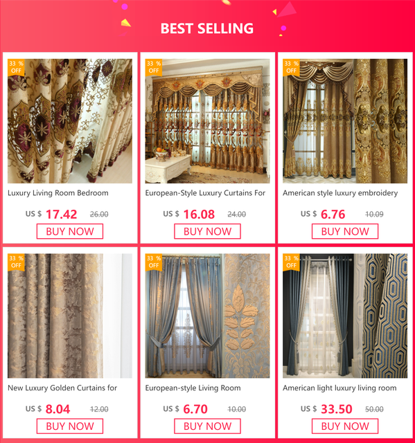Cortinas de lujo de estilo europeo para. Cortinas de lujo de estilo europeo para.