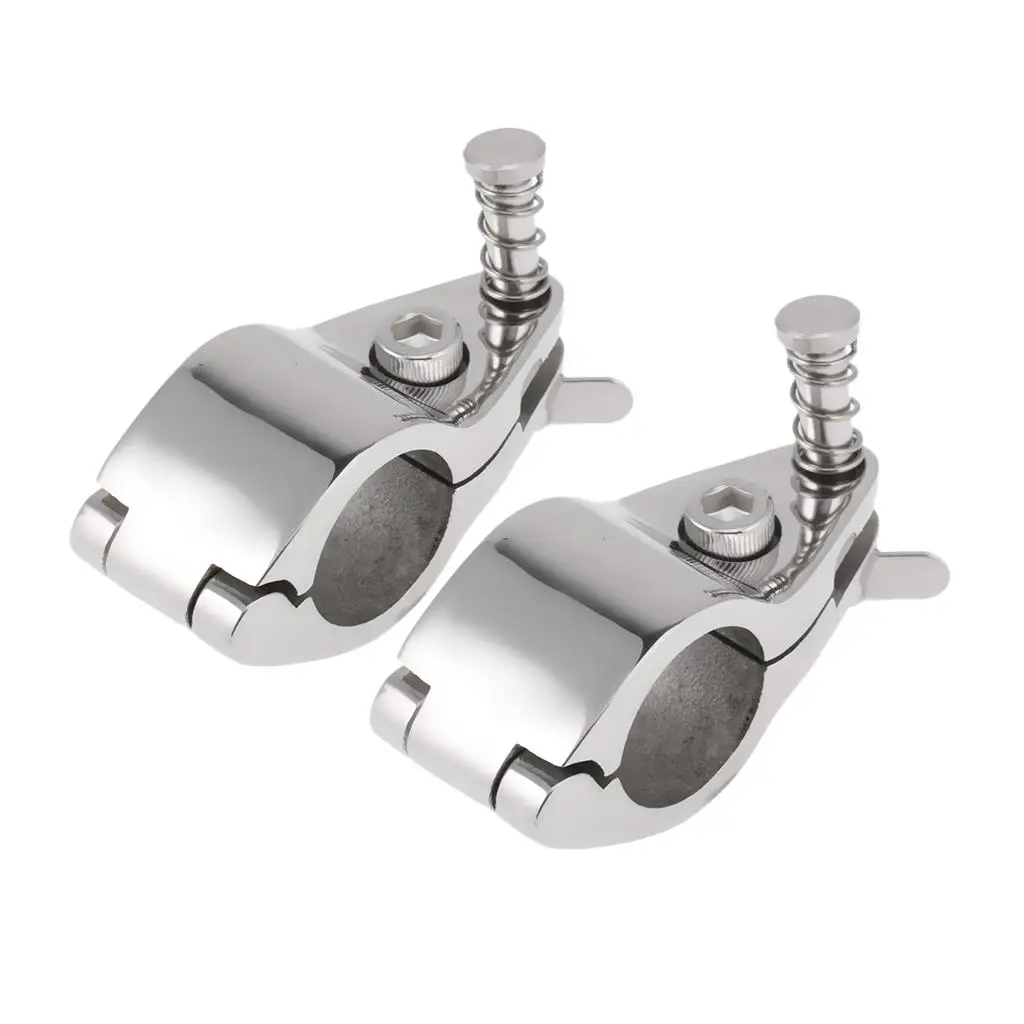 2pcs Boat Cover/ Canopy Fittings -  Suits 22mm/ 0.87inch   - Heavy Duty 316 Stainless Steel