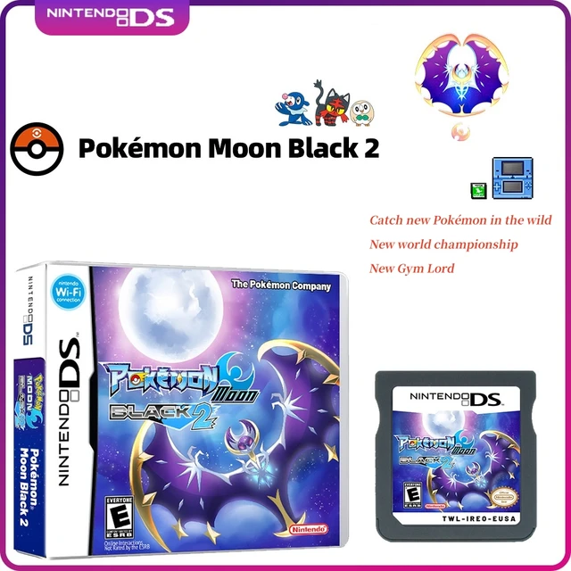 Pokemon Moon Black 2 (New Update): NDS Rom Hack With Mega Evolution, Gen 7,  Alola Forms, Unova Forms 