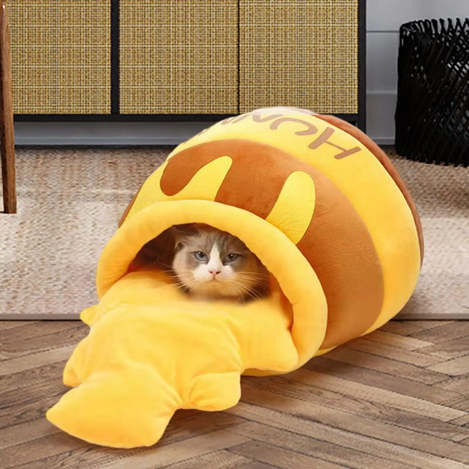 Cat Bed for Indoor Cats Nest Kennel Pet Cat Bed Cute Warm Soft Washable Cave