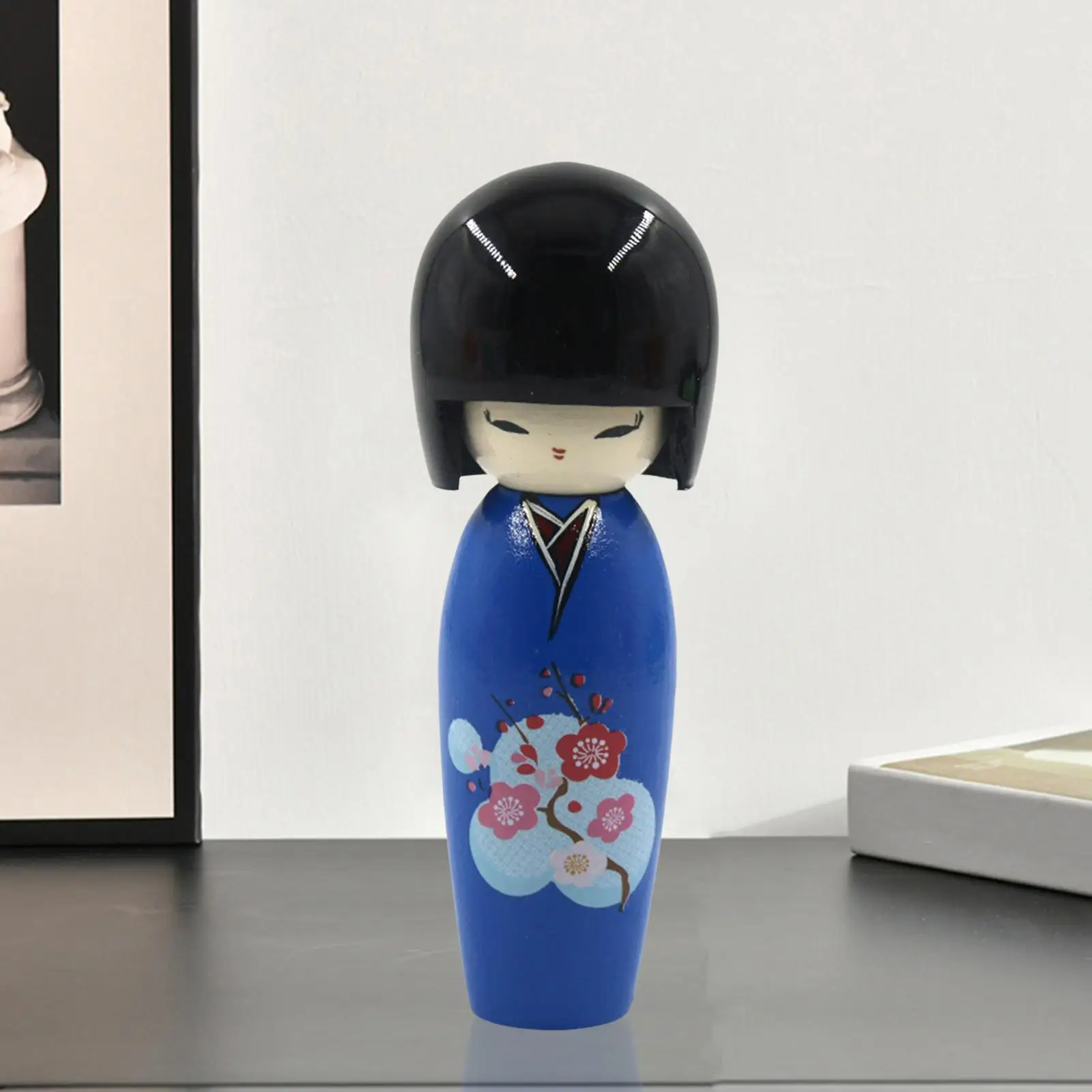 Japanese Kokeshi Doll Kimono Doll Home Decor Cute for Sushi Restaurant