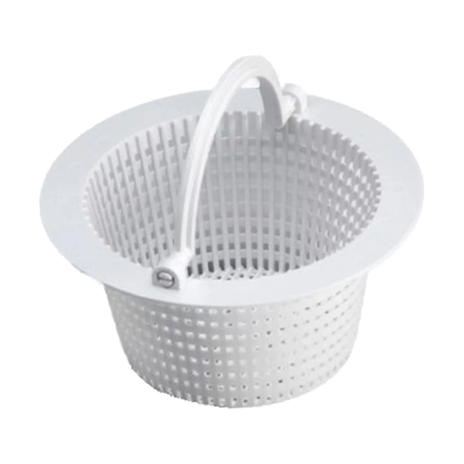 Pool Strainer Basket Accessories Supplies, with Handle Pool Skimmer Basket Pool Filter Basket  Cleaning Leaves in Ground Pool
