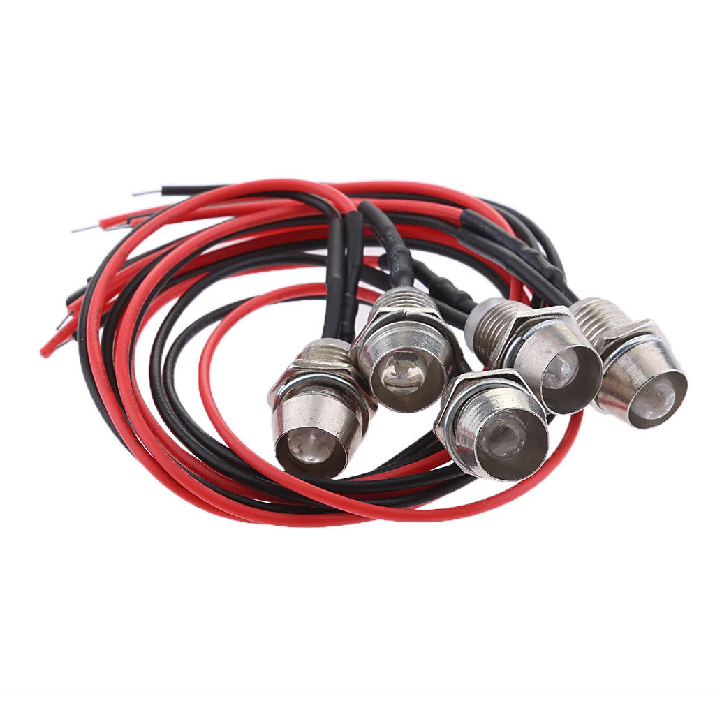 Pack of 5 12 Indicator Lights Red Lamp  Directional  boat