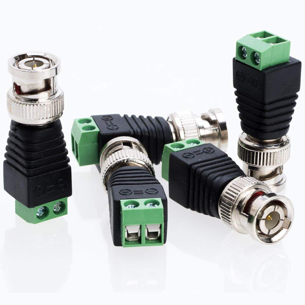 BNC Connectors DIY for CCTV Surveillance Video Camera Coaxial/Cat5/Cat6 Cables