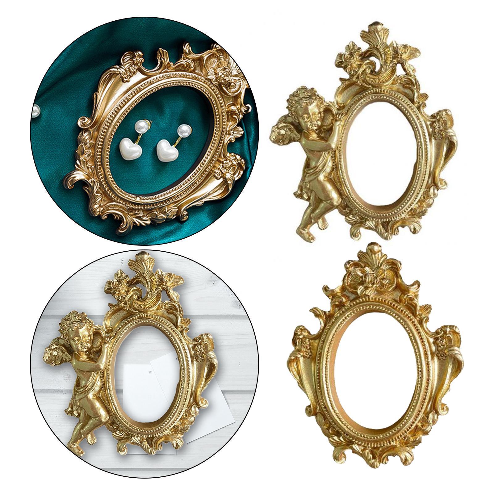 2pcs Ornate Photo  Ins Style Baroque Props  Home Decor Decoration