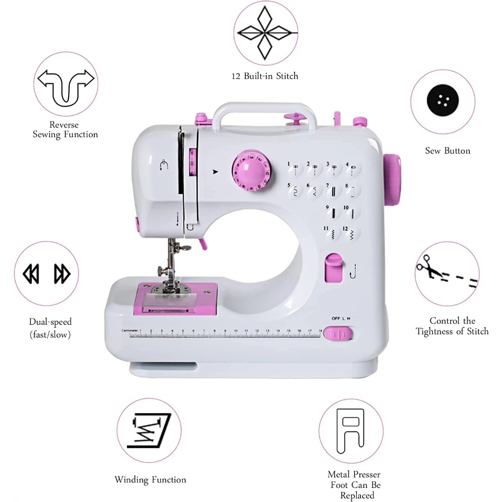 Title 3, Nex Ne-Cs141W-M Portable Mechanical Sewing Machine