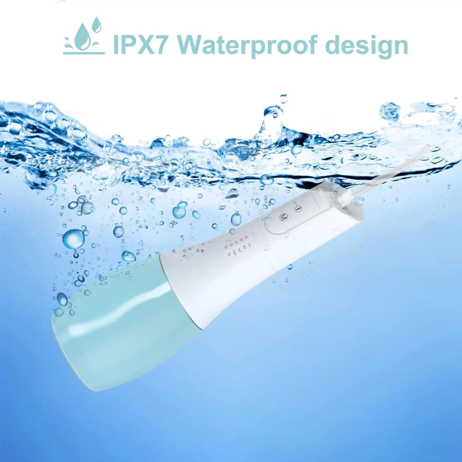Water Flosser IPX7 Waterproof Floss Cleaner for Teeth Clean Gums Braces Care Travel