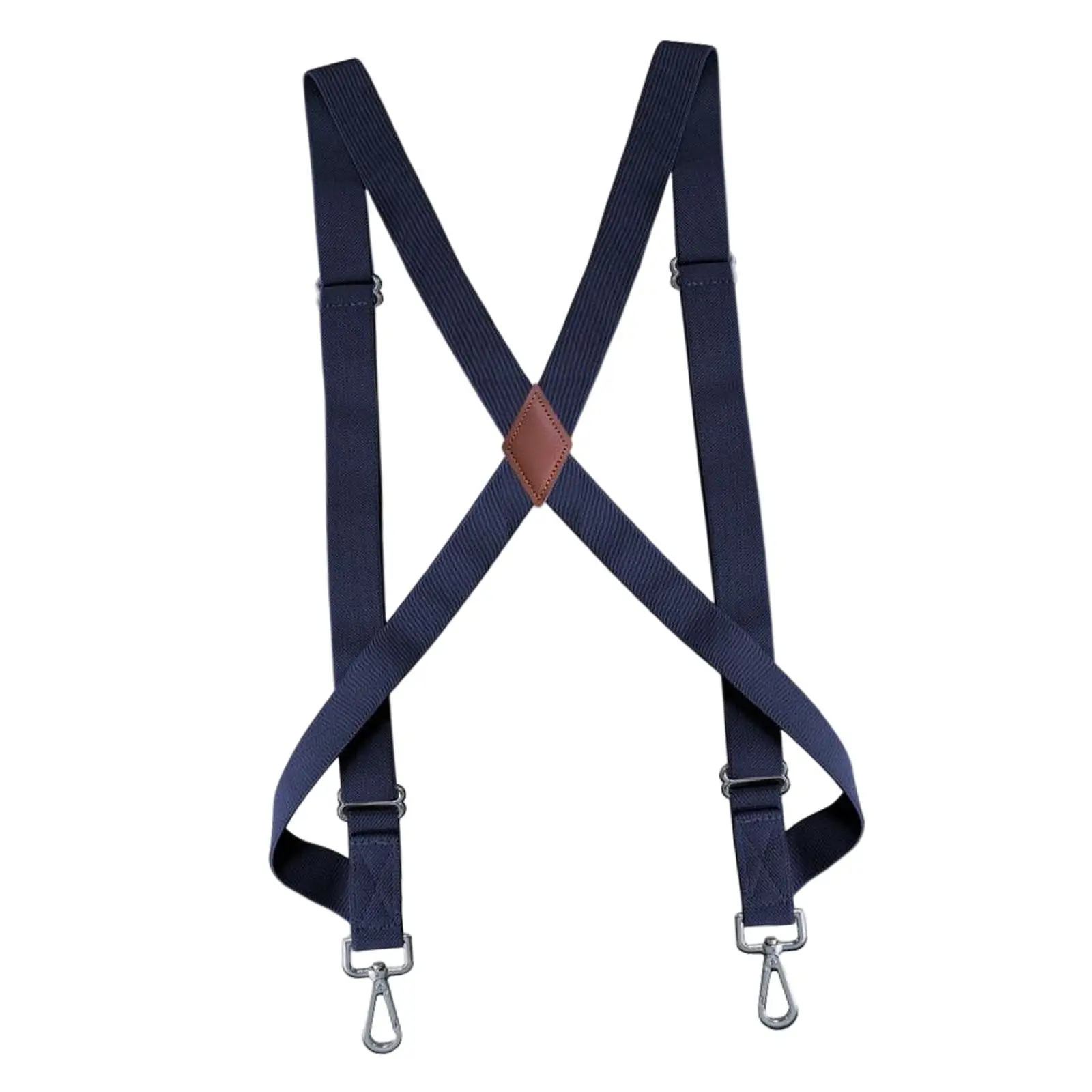 Men Women Suspender X Shaped Elastic Straps with Swivel Hooks Side Clip Suspenders Adjustable Unisex Supplies Trucker Suspenders