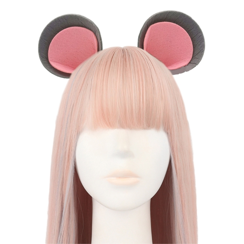 Schöne Plüsch Cartoon Maus Ohr Stirnband erwachsene Kinder lustige Kopf bedeckung Karneval Party Haarband Halloween Cosplay Kostüm Requisiten – Detail 3
