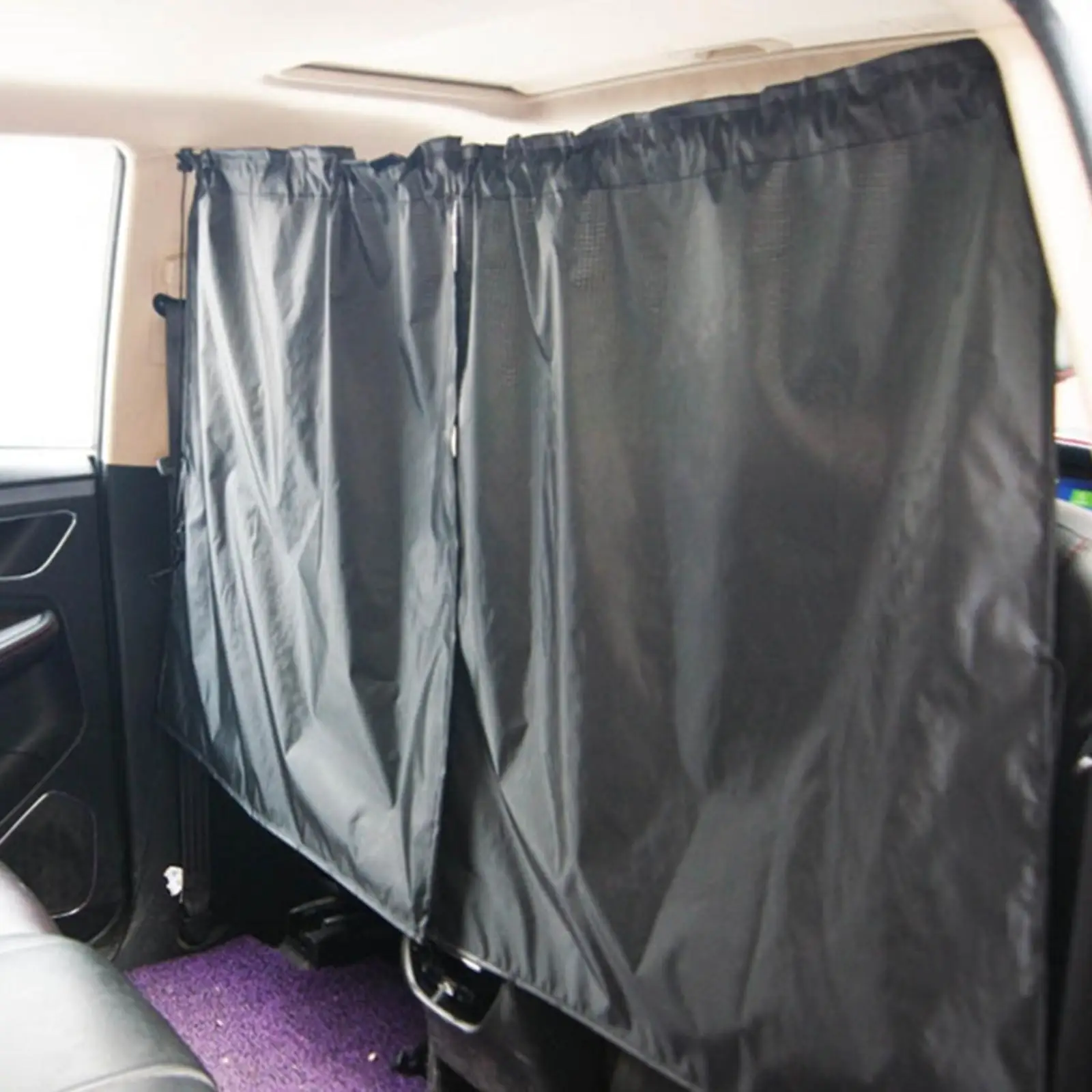 Car Divider Curtains Partition Space for Family Travel Business Vehicle