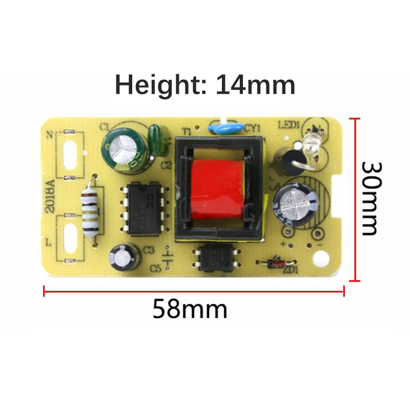 Description Picture 6 of item5V 2A Adapter Switching Power Supply Module AC 220V To DC 5V Step-Down Power Supply Board Bare Board