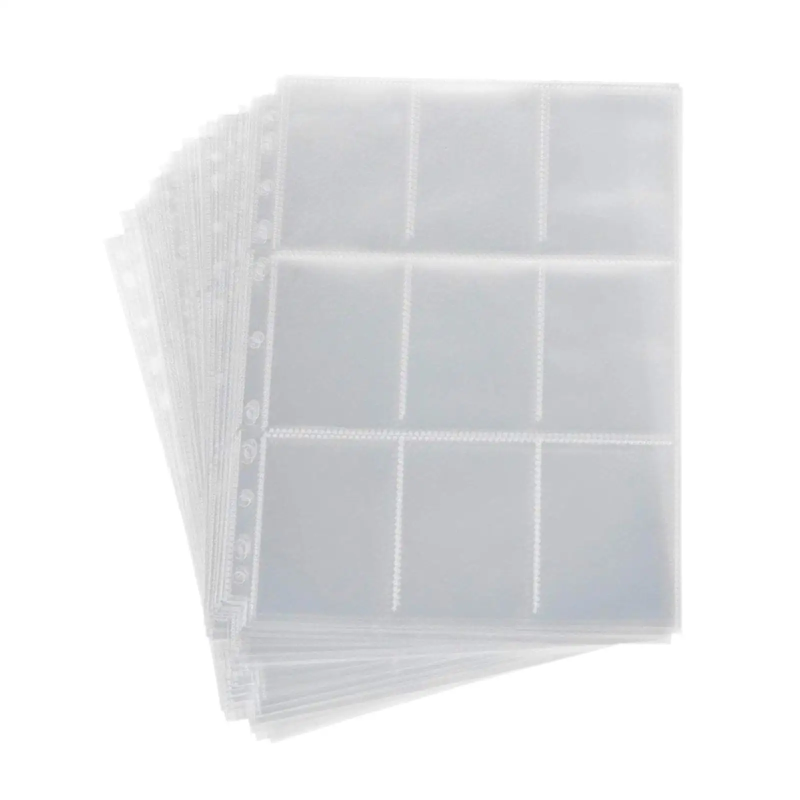 10 Sheets (90 Pockets) of Premium 9 Pocket  Protectors for  Cards,Gathering Cards,  , etc..