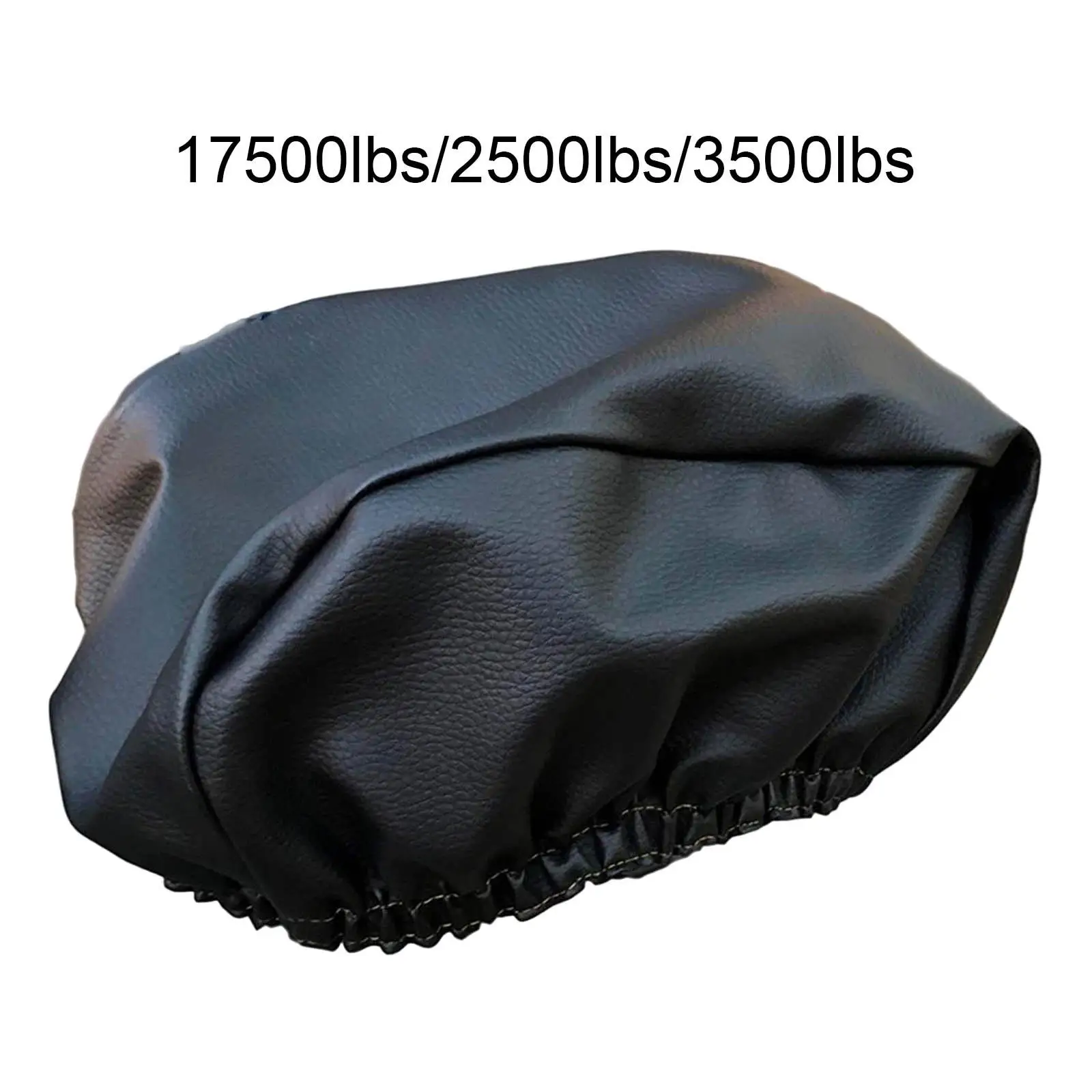 Black Winch Cover Simple Installation Accs Protector Durable Heavy Duty Waterproof Keep Clean Stain Resistant Dust Cover