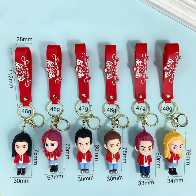 Reserved brian Rbd cheapest rebelde hard tin keychains keyrings puzzle candy wrappers