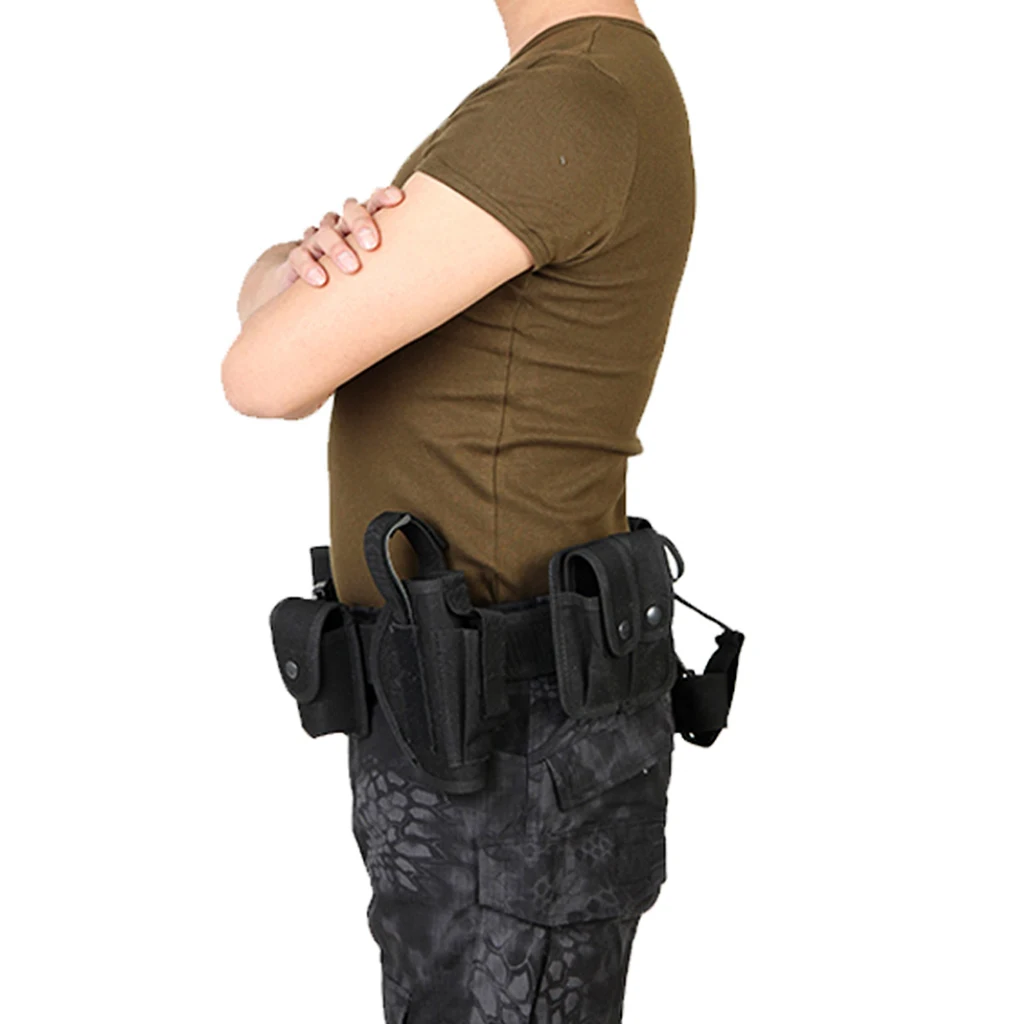 10 in 1 Outdoor Tactical Army Utility Belt Waist Bag Magazine Pouches Pocket