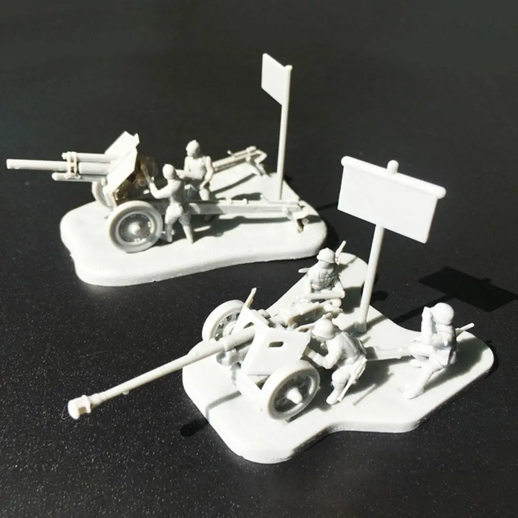 Antitank  Model Puzzles Educational Toys Assembly Model M1938 1:72 4D Collections  Model Toys