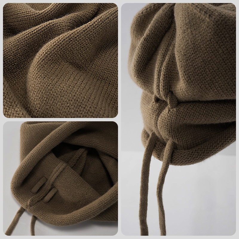 Neuer Winter plus samt warme Woll mütze für Frauen All-Match koreanische Strick mütze verdickte Outdoor-Ski mütze – Detail 10