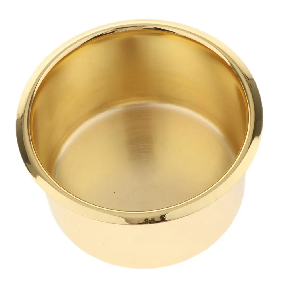 High Quality Gold Aluminum Drop-in Drink Holder - 90x55mm / 3.54 x 2.17 inch