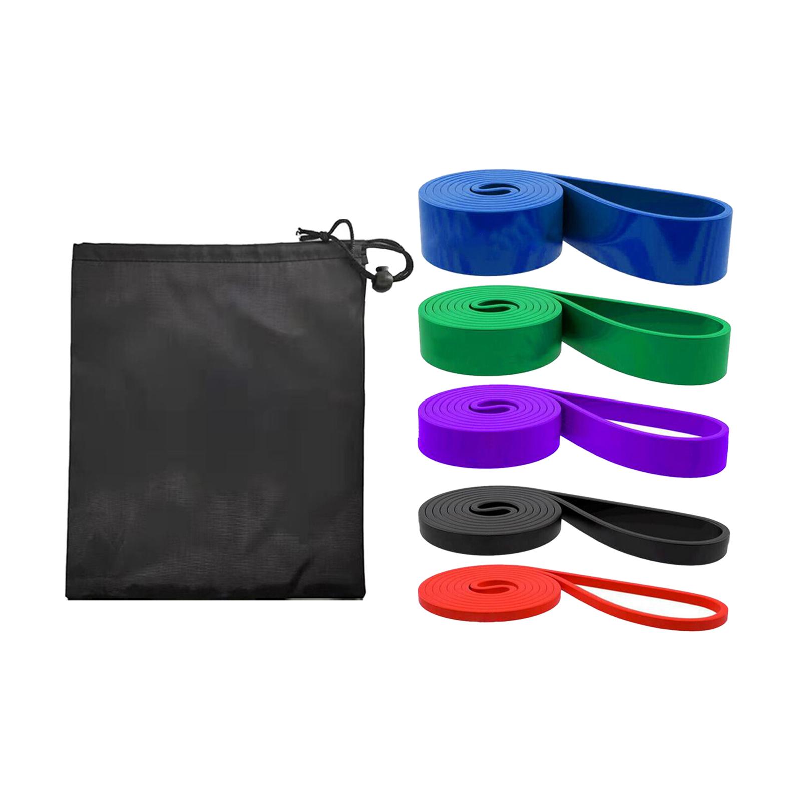 Resistance Bands Men Women Pull up Assistance Bands Muscle Training with Storage Bag Workout Loop Band for Workout Yoga Fitness