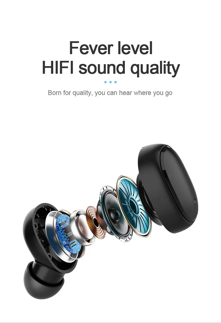 Title 9, Original A6S TWS Headset Wireless Earphones Blu...