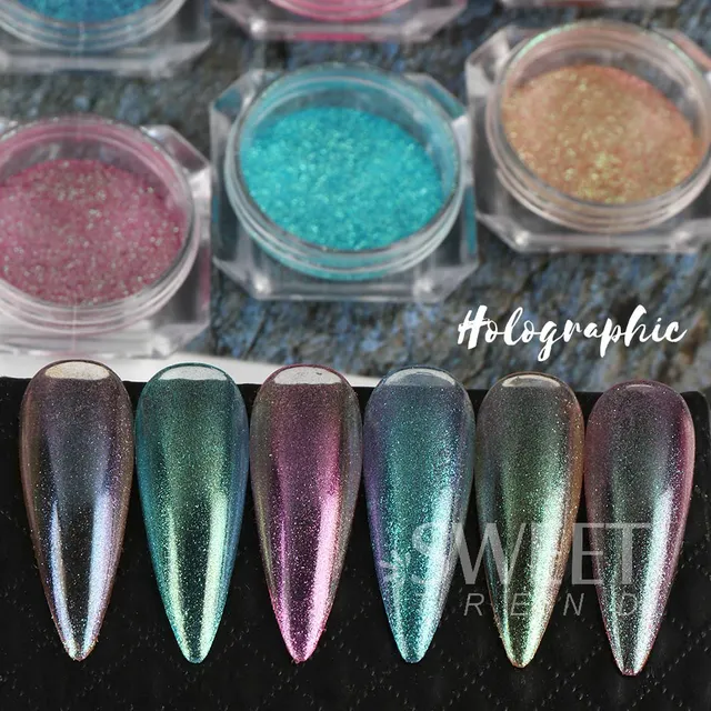 Gorgeous Reflective Glitter Powder For Nails Sparkly Dazzling