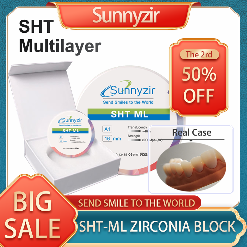 Best of Sunnyzir SHT Multi-layered Zirconia Block For 98mm CAD / CAM Machine Preshaded Zirconia Ceramic Disc Reviews & Tips