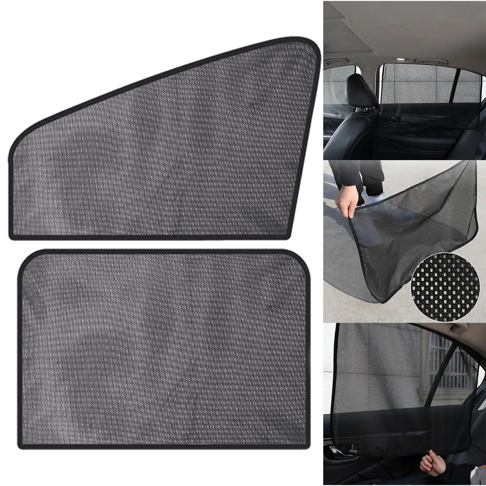 Car Side Window Sun Shade for Baby and Curtain Fits for SUV