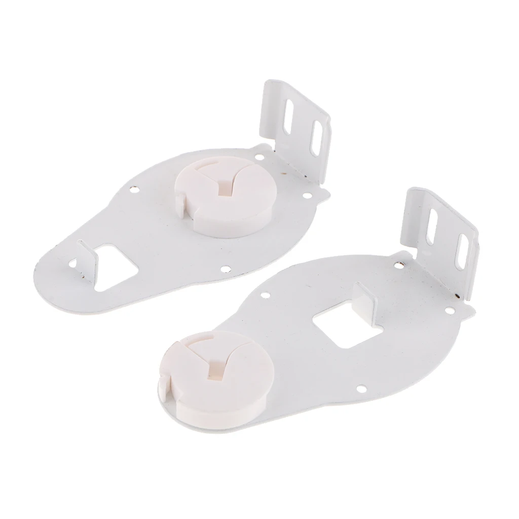 White Right and Left Pulling Roller Shades Curtain Bracket 28mm 38mm Tubes