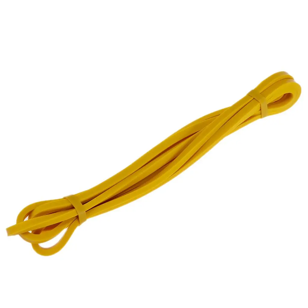 yellow 05-15lbs Exercise Resistance Band Loop for Stretching