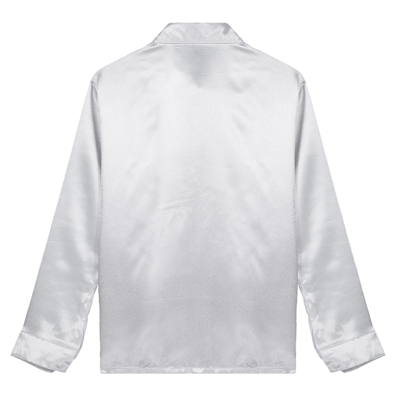 Männer Hip Hop Jazz Latin Dance Tops Langarm Shiny Pailletten Revers Hemd Tops Nachtclub Party Pole Dance Leistung Dancewear – Detail 4