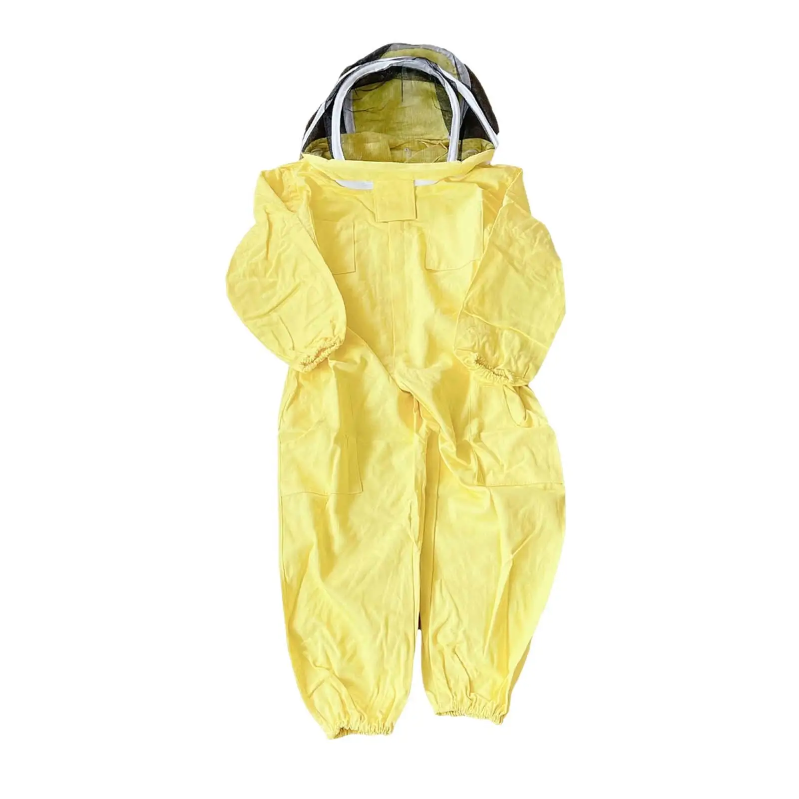 Kids Beekeeper Suit Full Body Beekeeping Suit with Ventilated Fencing Veil Hood Protective Equipment Clothing for Boys Children
