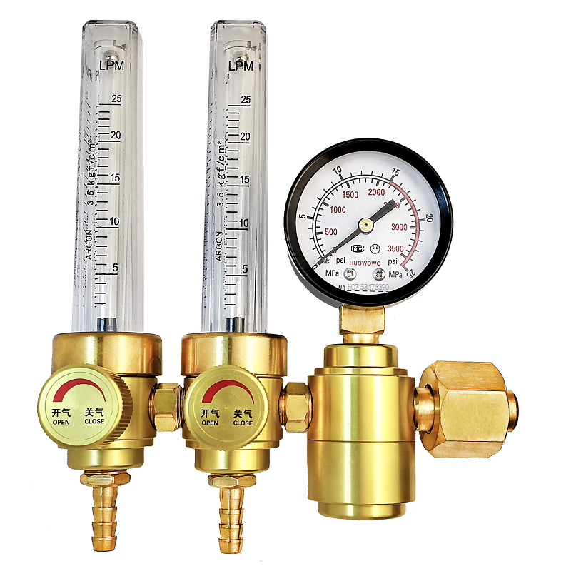 Ротаметр аргоновый. Расходомер для аргонового редуктора. Ротаметр для аргона. Расходомер для аргона на два поста - 2 шт..