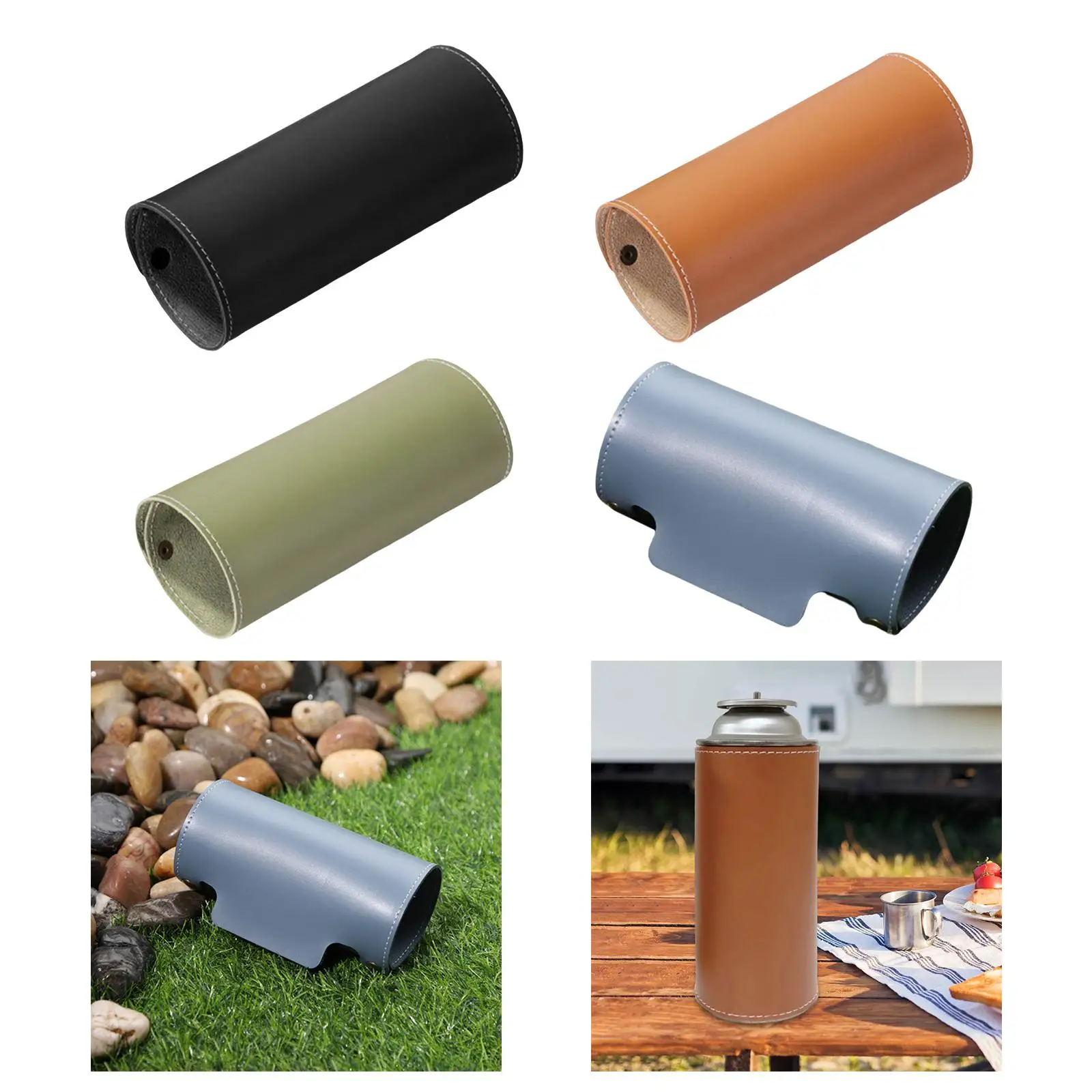 Gas Canister Cover Simple Using Durable Protector for Cooking Hiking Camping