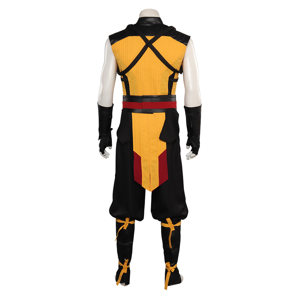 Костюм для косплея Mortal Cos Kombat Scorpion, мужская униформа для игры,  топ, брюки, пояс, перчатки, наряды на Хэллоуин, карнавал, женский костюм |  AliExpress