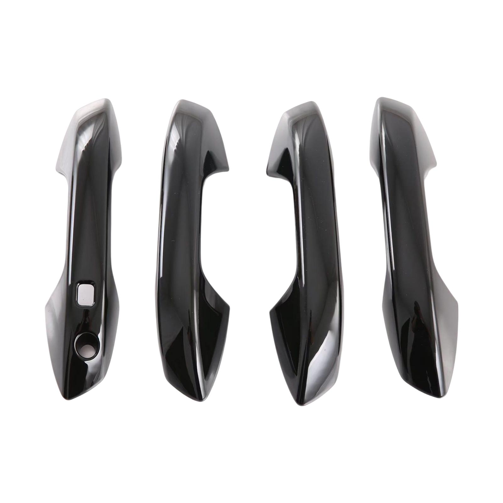 4x Auto Door Handle Protective Cover Trim Scratch Guard Spare Parts Replacement Car Accessories