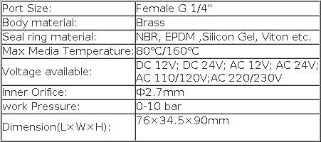 Normally close Brass high temperature steam solenoid valve VITON G1/4"110/220VAC adjustable Ironing Boiler Solenoid Valve