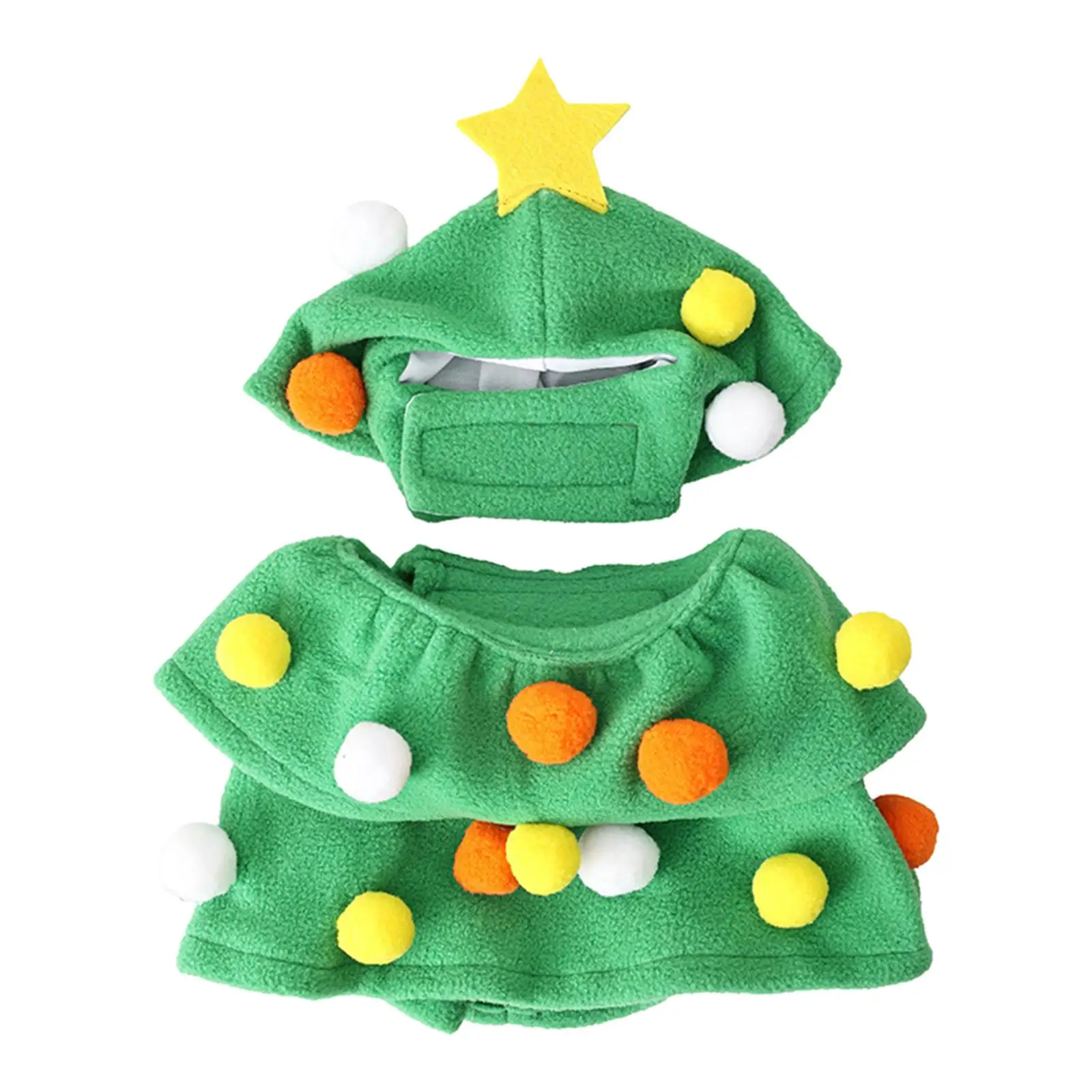 Christmas Costume Hat Cloak Adjustable for Autumn winter Material with Elastic Rubber Band Xmas Cape Breathable