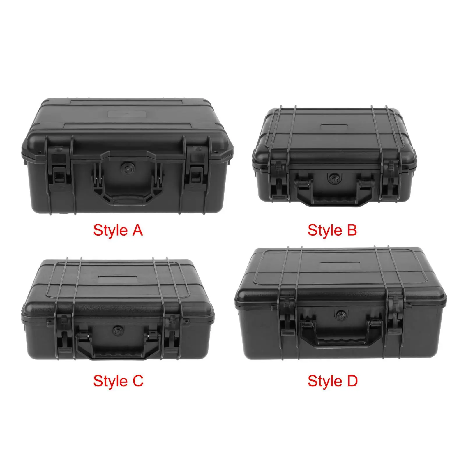 Storage Case with Foam Universal Sturdy Waterproof Case Tool Case Bag Shockproof Tool Box Organizer Tool Box for Office Garden