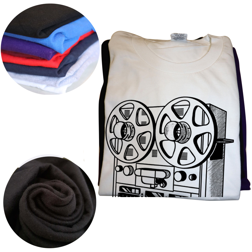 Neuheit Kassette Reel To Reel Analog Sound System T Shirts Streetwear Kurzarm Geburtstag Geschenke Sommer Stil T-shirt – Detail 4