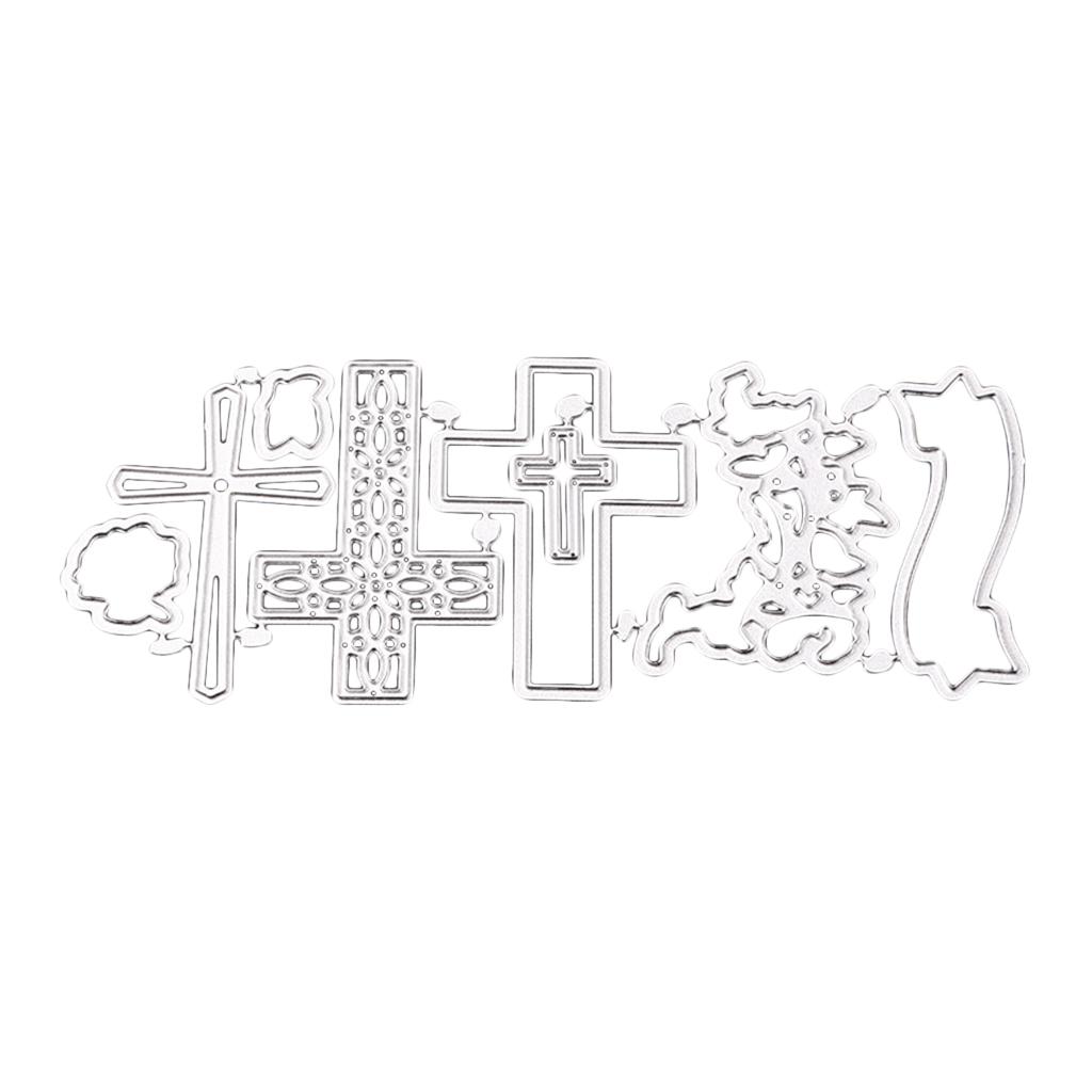 Family Used Home Decors Making Tools Cross Style Metal Cutting Dies Stencil, Crafting, Paper Card, Scrapbooking Adornments DIY