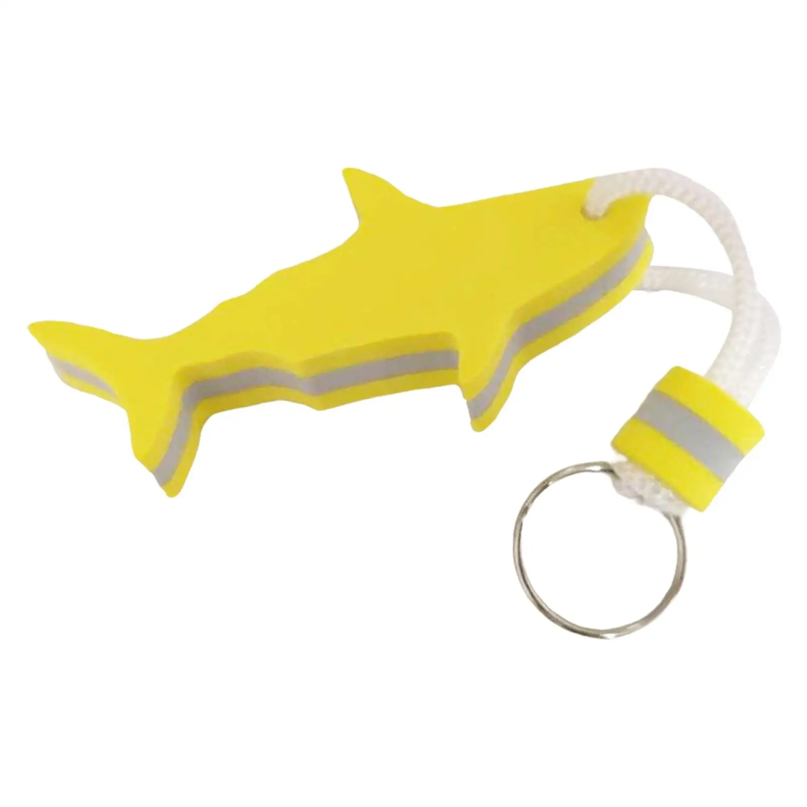 Floating Keyring Keychain Shark Shaped Floater Pendant Key Ring for Drifting