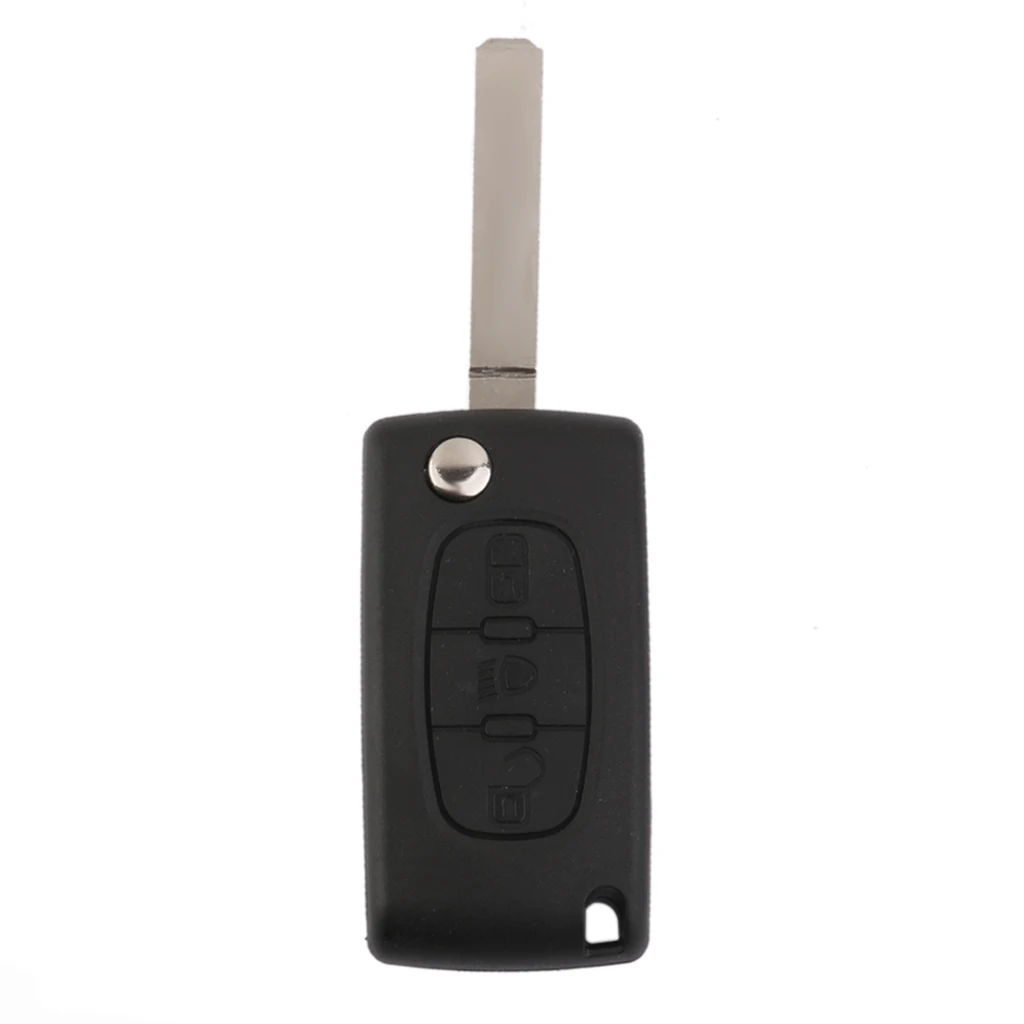 3-Button Remote Locking Flip Key Blank Shell for Citroen Picasso CE0523