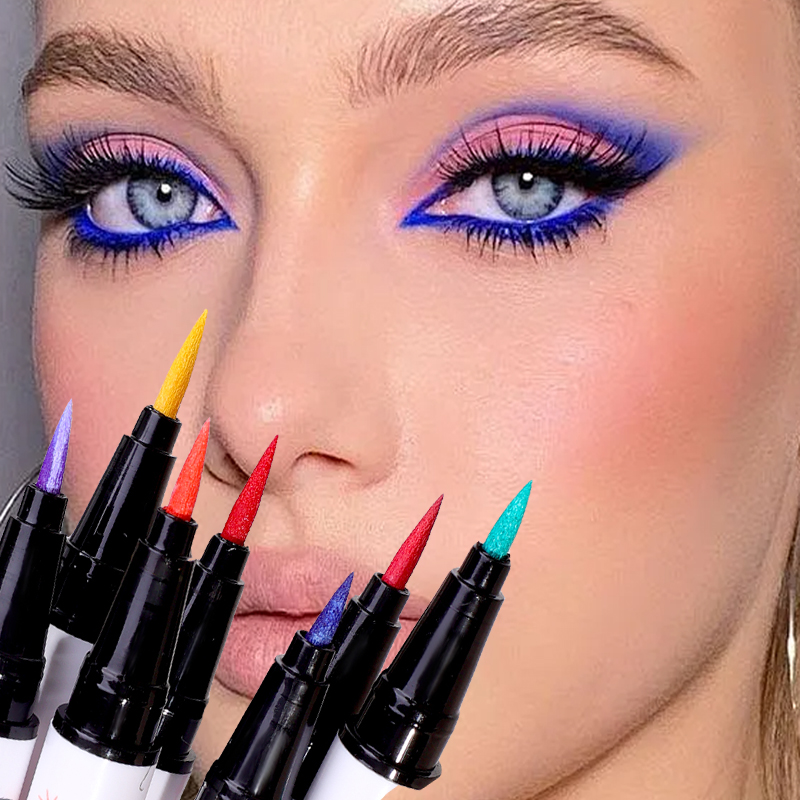 Best of Colorful Liquid Eyeliner Pencil Waterproof Blue Red Black White Eye Liner Pen Long Lasting Quickily Drying Eyes Makeup Cosmetics Reviews & Tips