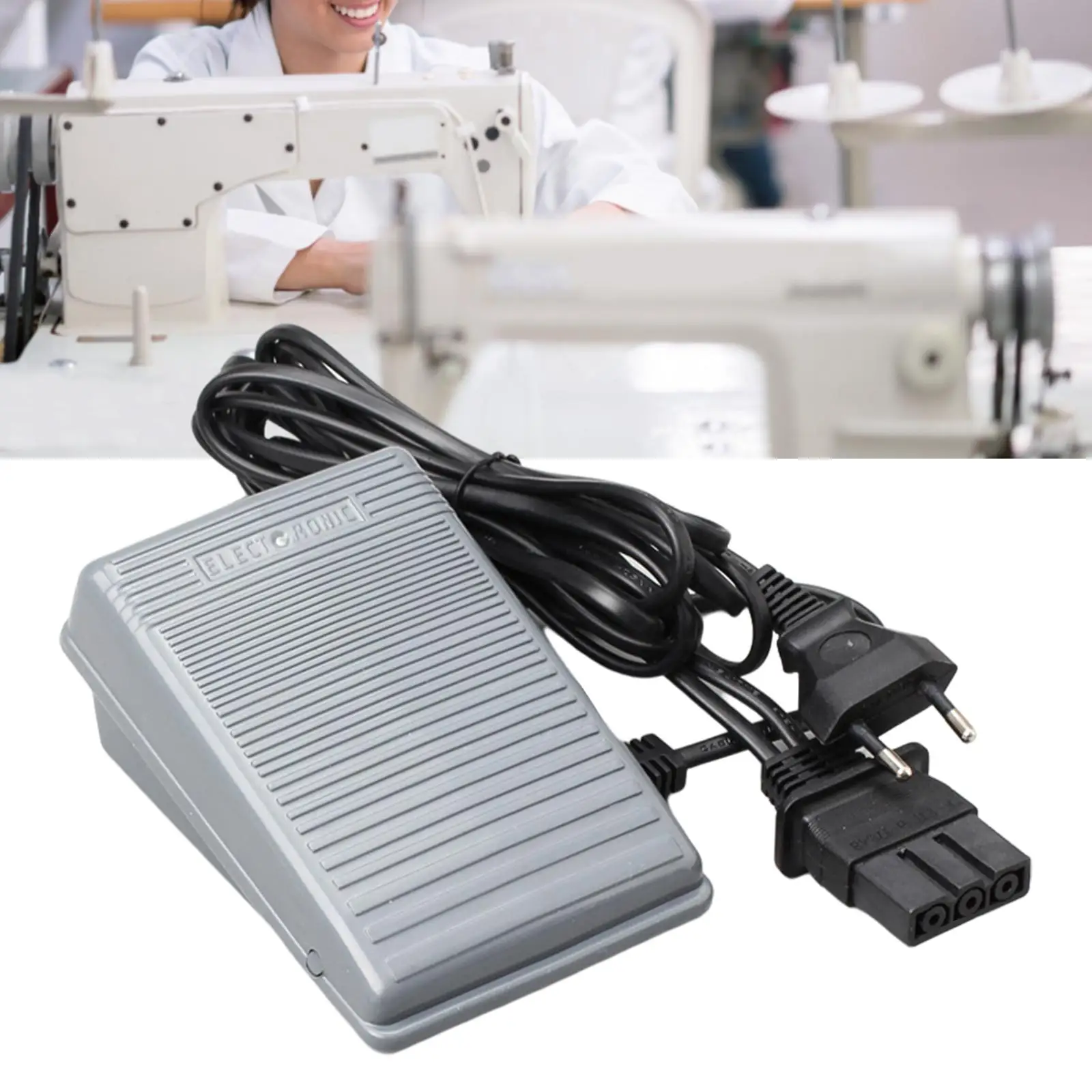 Foot Pedal W/ Cable Foot Switch Variable Speed for Brother Sewing Machine Repairing Parts
