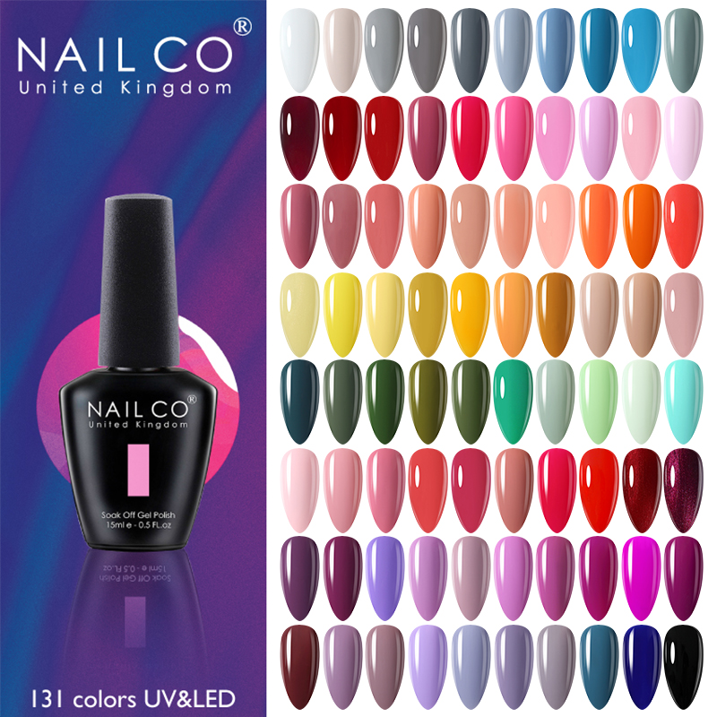 Best of NAILCO 131 Colors Nail Gel Polish Off LED LED Gel Semi Permanant 15ML Gel Nail Art Hybrid Varnishes All For Manicure Lacquer Reviews & Tips